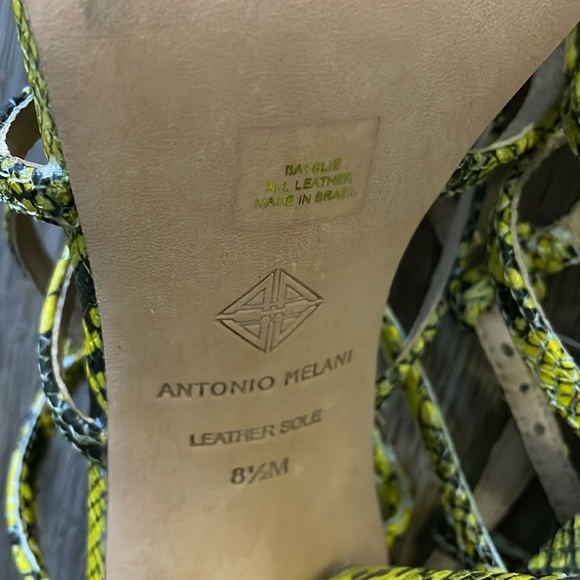 Antonio Melani Bayslie Leather Sandals Size 8.5M - Picture 5 of 6